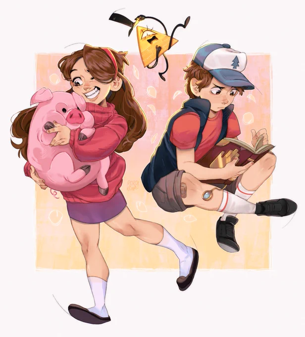 i loved gravity falls !!! 
