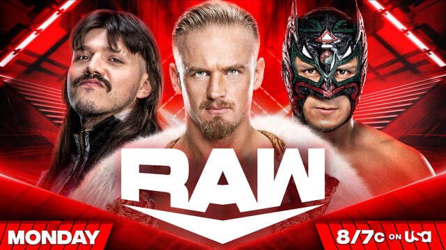 Cory_Hays407's tweet photo. #WWERAW Preview for Monday:
-Dominik Mysterio vs Ilja Dragunov vs Dragon Lee
-Ludwig Kaiser vs Sheamus vs Bronson Reed
-Bianca Belair and Jade Cargill championship celebration
-Damage CTRL vs Alba Fyre and Isla Dawn
-Shayna Baszler vs Zelina Vega
-Alpha Academy vs American Made https://t.co/QK4AZWIuR0