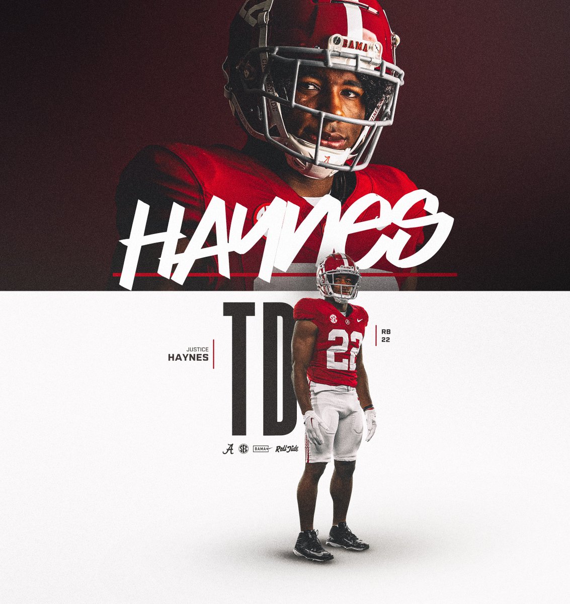 AlabamaFTBL's tweet photo. 8️⃣5️⃣ YARDS TO THE HOUSE!!
@justicehaynes6 

2nd Q Bama 35 | WKU 0 https://t.co/GsstZ8ztnm