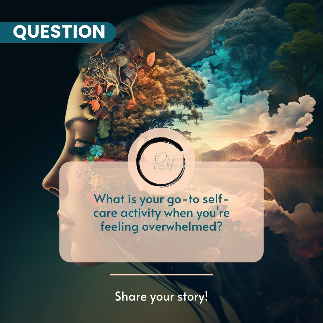 tkallen0319's tweet photo. Self-care is not indulgence; it's necessary to maintain balance in your life. Share how you take care of yourself when life feels overwhelming. #MentalHealthMatters #HoustonTherapist #CouplesCounselor https://t.co/Pp0VGJGM4a