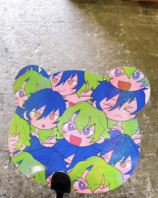 うちわ可愛すぎて泣いた 