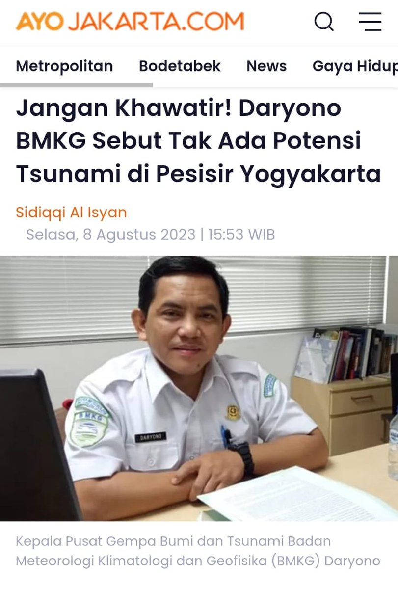 Kacau balau; prediksi diubah mjd potensi, potensi dianggab prediksi. Tingkatkan dulu literasi ilmu komunikasi, misleading itu sangat berbahaya karena sama saja menipu dan cenderung menyesatkan.