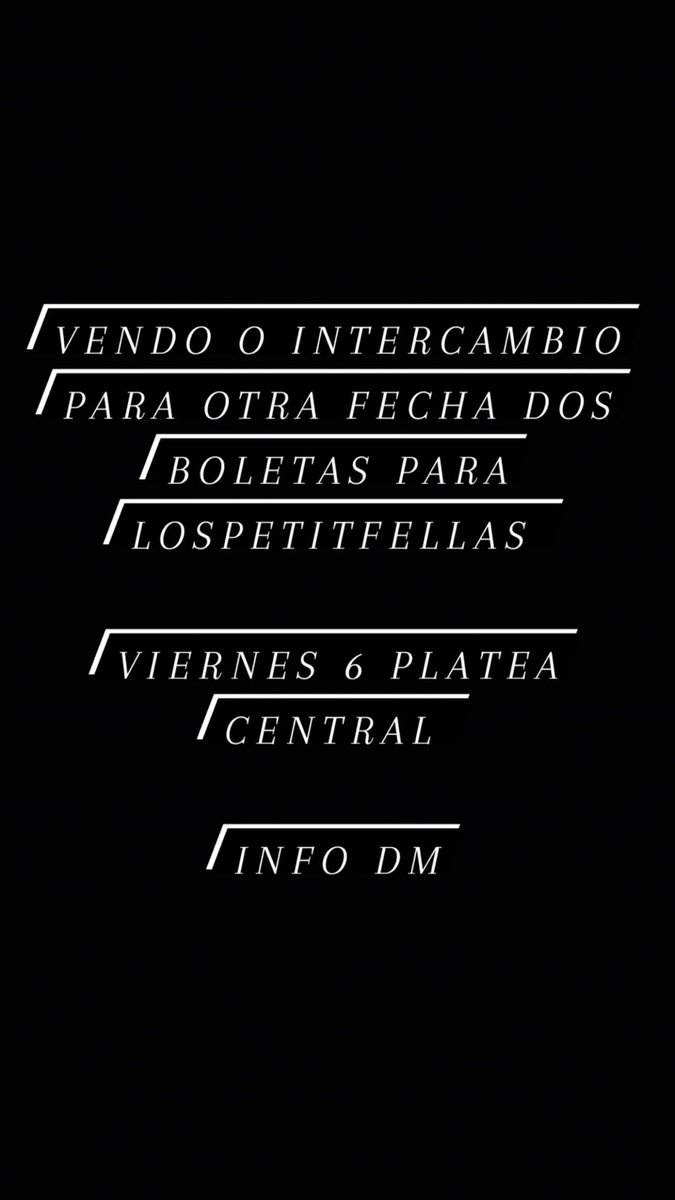 DwelshBlack's tweet photo. Por motivos que se me salen de la manos no puedo ir a esa fecha :( entonces vendo las boletas para los petitfellas del viernes 6 de septiembre https://t.co/t7zGTKE4sh