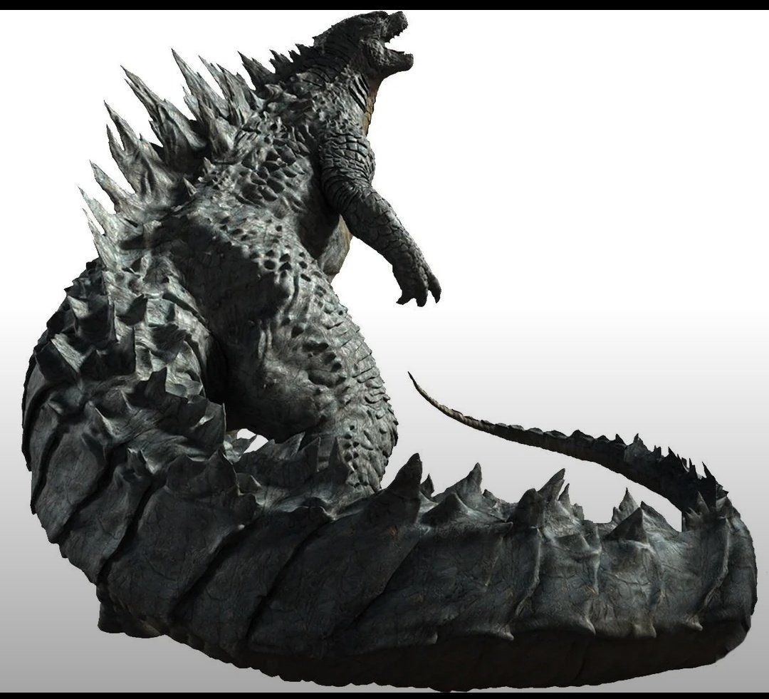 samosasaurus's tweet photo. y'all remember when this was our first look at Legendary's Godzilla via pic leaks way back in 2013? What were your first thoughts at seeing his design? https://t.co/zUVC29k0EL