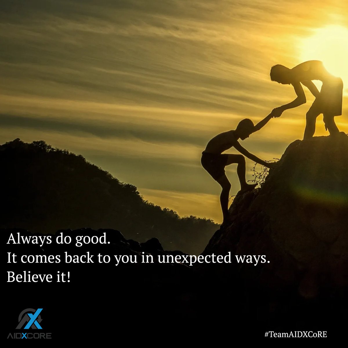 aidxcore's tweet photo. #quoteoftheday #helpinghand #alwaysdogood #medicalbilling #revenuecyclemanagement #TeamAIDXCoRE https://t.co/dPC1EBOkRL