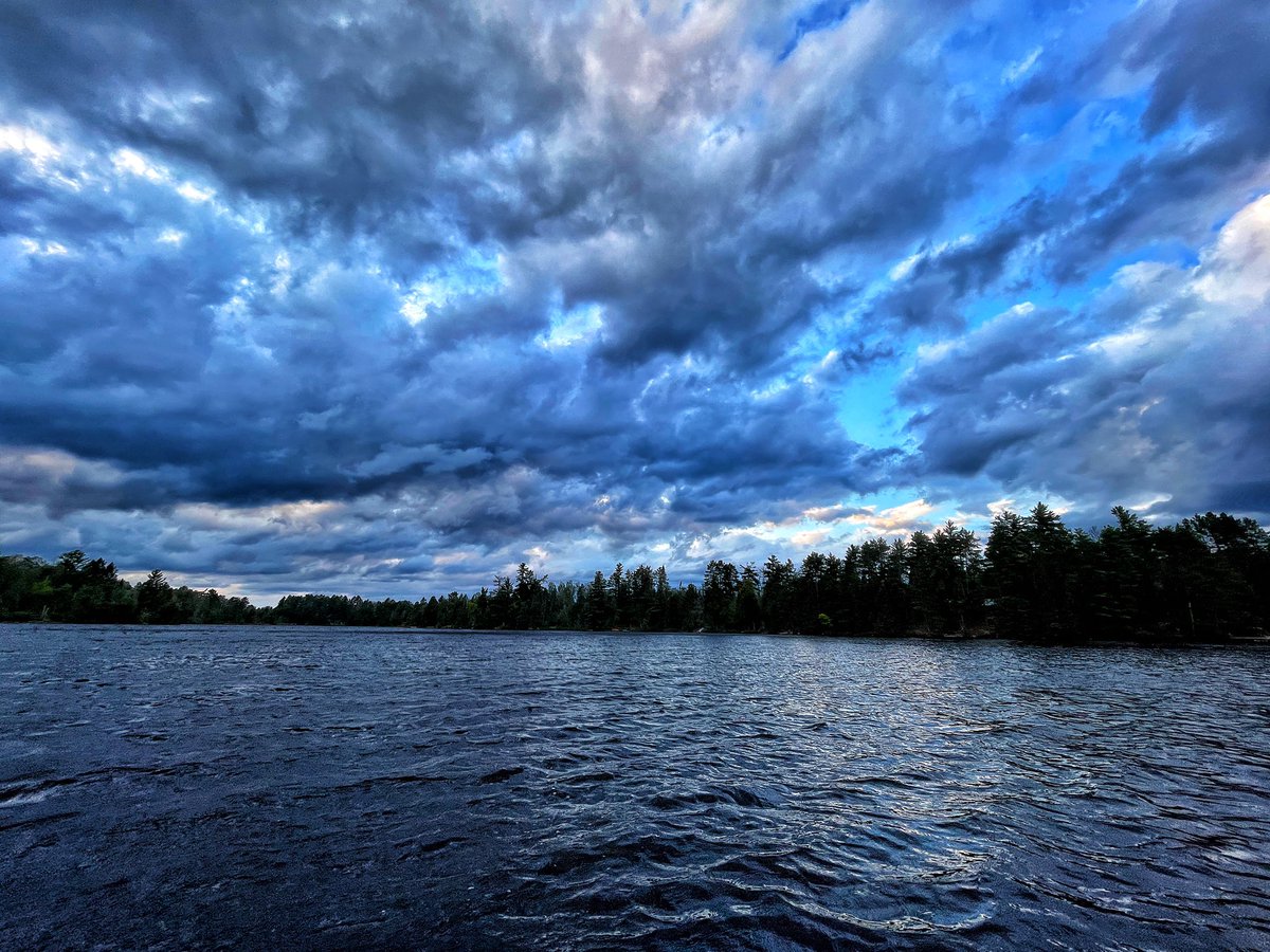 Kind of a dud for a sunset tonight. Storm clouds earlier, then teased when they broke up and the sun peaked out, then clouds again. 👎