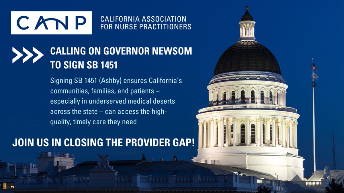 The State Senate today passed #SB1451 authored by <a href="/SenatorAshby/">Senator Angelique Ashby</a> on a 38-0 vote! The bill now moves to <a href="/CAGovernor/">Governor Gavin Newsom</a> who has until the end of September to sign or veto. Please contact the Governor by visiting CANP’s Action Center and urge him to sign SB 1451.
