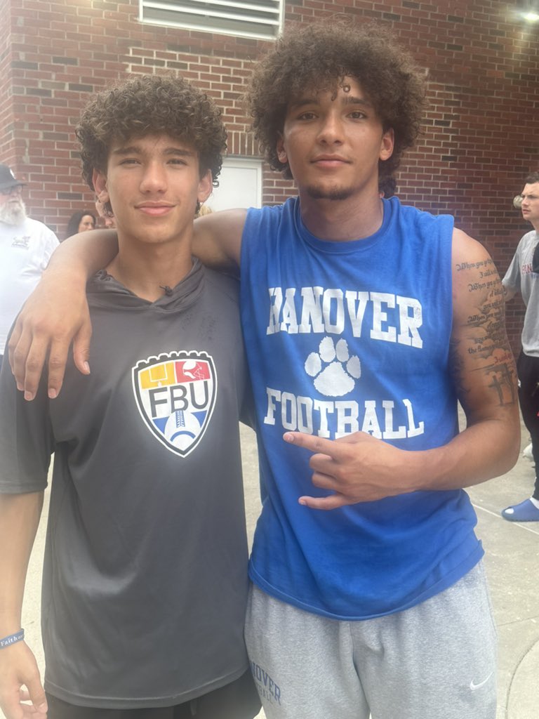 Scrimmage at Hanover today with the family to watch <a href="/vaught_spencer/">Spencer Vaught</a>!