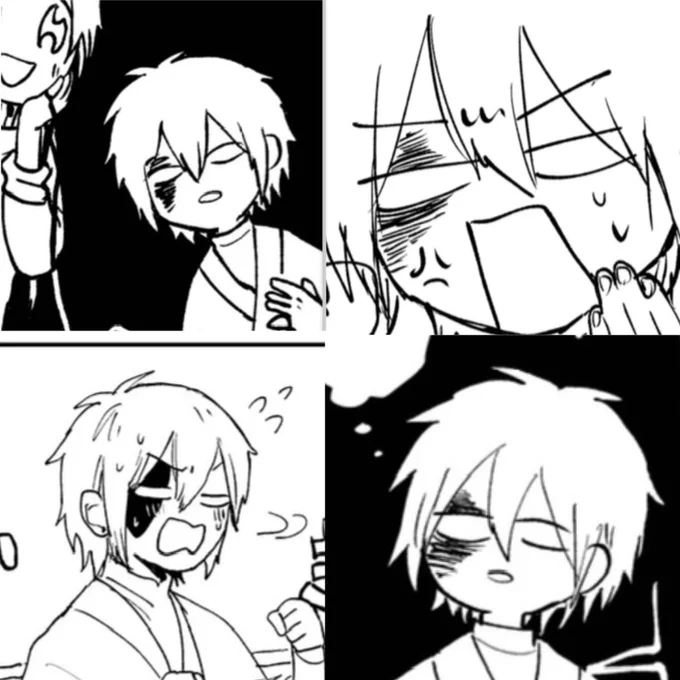 やばいあっちゃんが大半のコマで白目剥いてる 