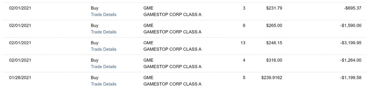 OuroborosAlgo's tweet photo. $GME all-time record high was ~$483 on Jan 28, 2021.
My $GME record high purchase was $316 / share on Feb 1, 2021.
What's yours?
#WhyYouAsk #BecauseFuckIt #yolo #HoldTheLine https://t.co/YXAJ8Pz0xB