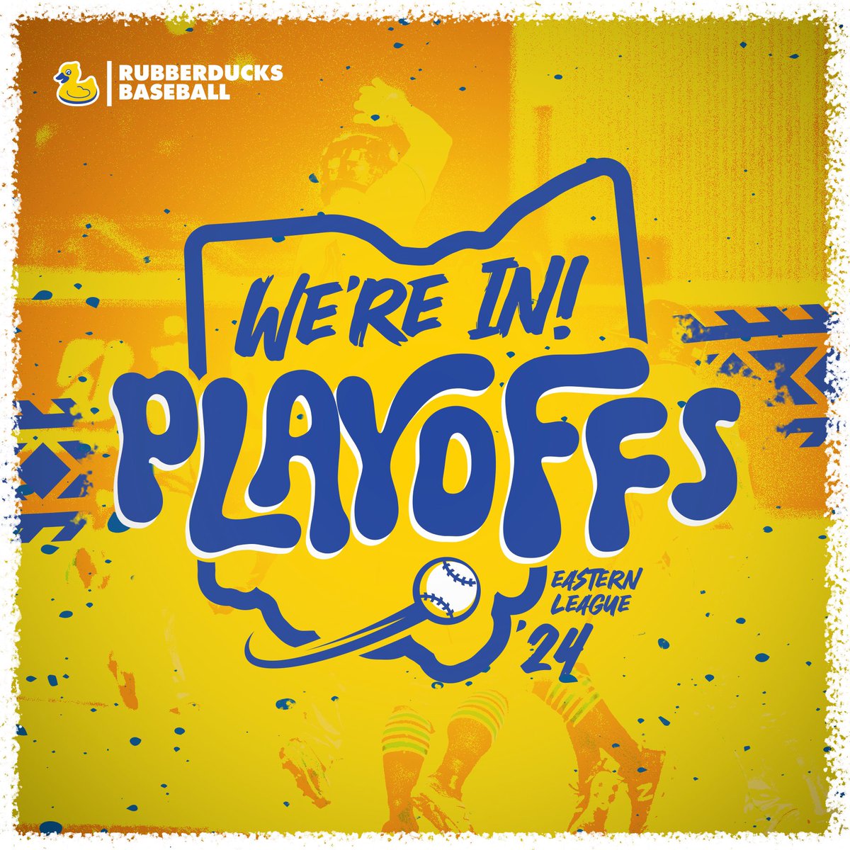WE’RE IN!!!! Your Akron RubberDucks are headed to the 2024 Eastern League playoffs!