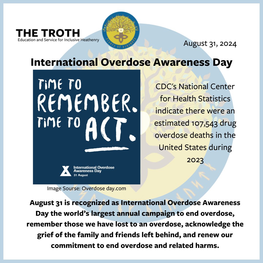 According to the World Health Organization, over 3 million people die from overdoses worldwide. This is one reason why, as an organization, we are committed to assisting those struggling with addiction, through programs like Heathens In Recovery. #thetroth #heathensinrecovery