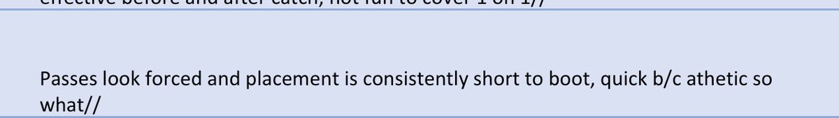 Just wanted to check my 2021 notes on Conner Weigman to make sure this game was in fact confirming my priors 🥱