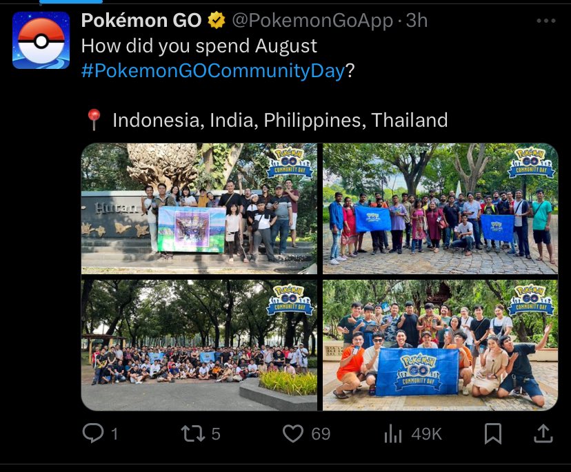 MasterGeneroso's tweet photo. Popplio CD with Battle Front Manila and Legendary Questors Ph at Rizal Park, Luneta, Manila, Philippines.. Thank you Pokemon Go App for featuring us. @NianticLabs @NianticSupply #PokemonGOCommunityDay #PokemonGoCommunityAmbassadorProgram https://t.co/IpvcJcYqP5