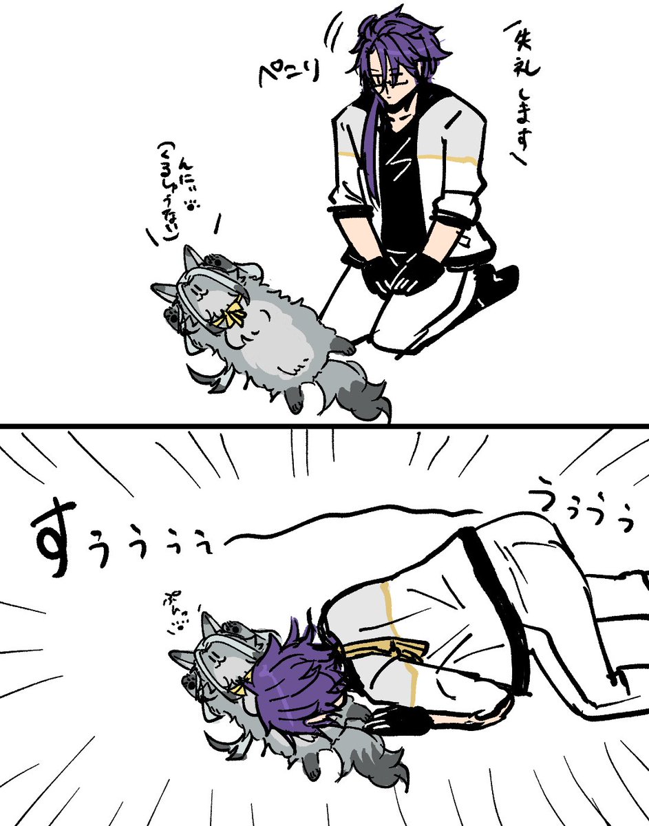 ヒメネーコと日光くんとネコ吸い🐈‍⬛ 