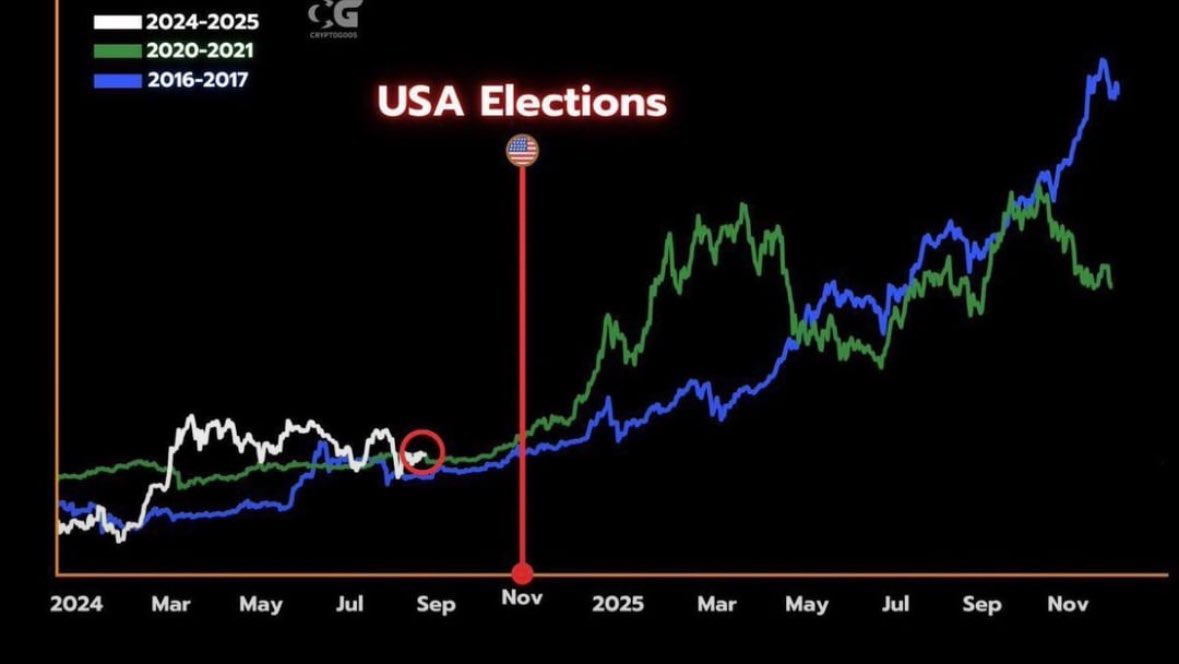 TimHartog's tweet image. Bitcoin after the elections ….

The best is yet to come ? #Bitcoin