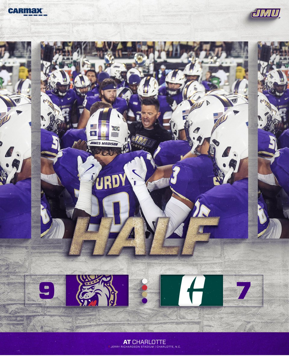 JMUFootball's tweet image. Up at the half.

#GoDukes
