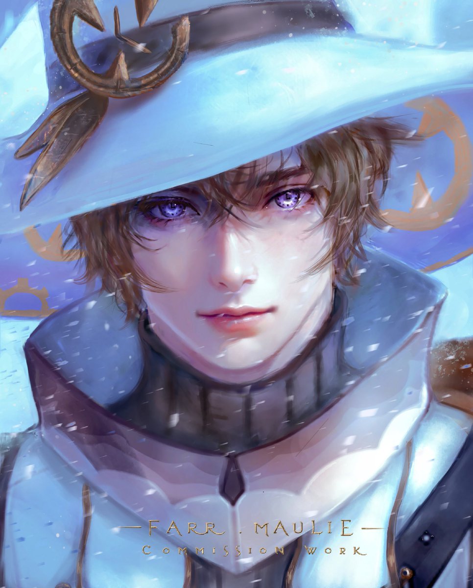 Finished portrait cms for <a href="/Morphice_/">Morphice⏳🦉</a> 

Thanks for trusting me to draw your character!💙

#VGen #VGenComm #VGenOpen #commission