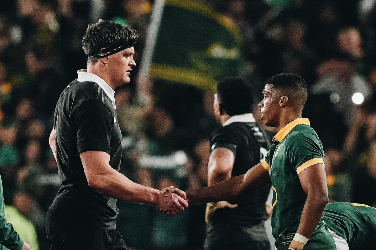 AllBlacks's tweet image. A tough battle as always. We go again next week, see you in Cape Town 🤝

#AllBlacks #Springboks