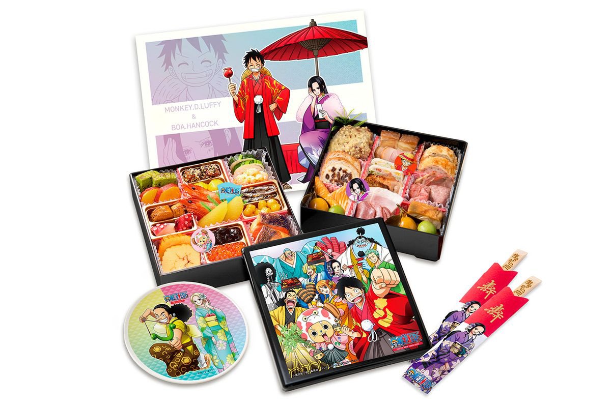 Here's a look at the One Piece Osechi 2025. The box is designed