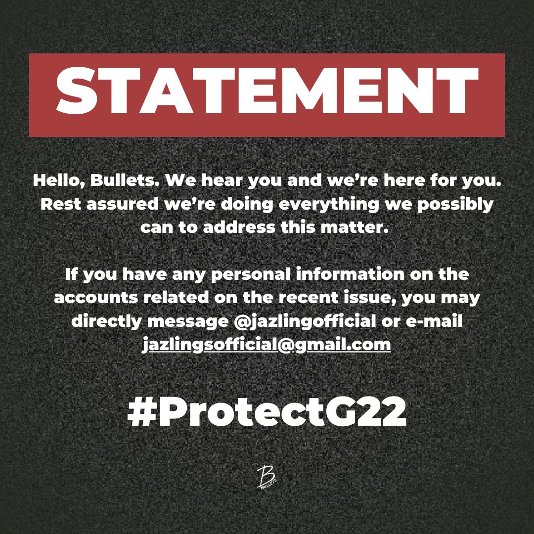PROTECT YOUR ARTISTS
#ProtectG22 <a href="/jazlingofficial/">Jazlings Official 🦘👑👄</a>