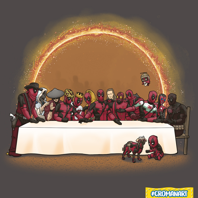 trheewood's tweet image. Mis tiendas:
linktr.ee/cromanart/
#cromanart #croman #Clipstudio #deadpoolandwolverine #deadpool #lastsupper #dinner #ladypool #nicepool #headpool