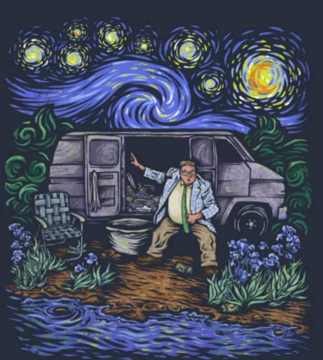 LarkinWilder's tweet image. A Van Gogh down by the river