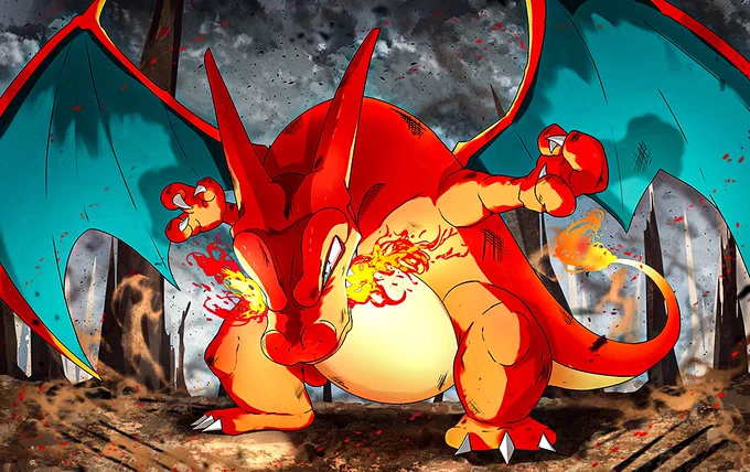 リザードン #pokemonfanart