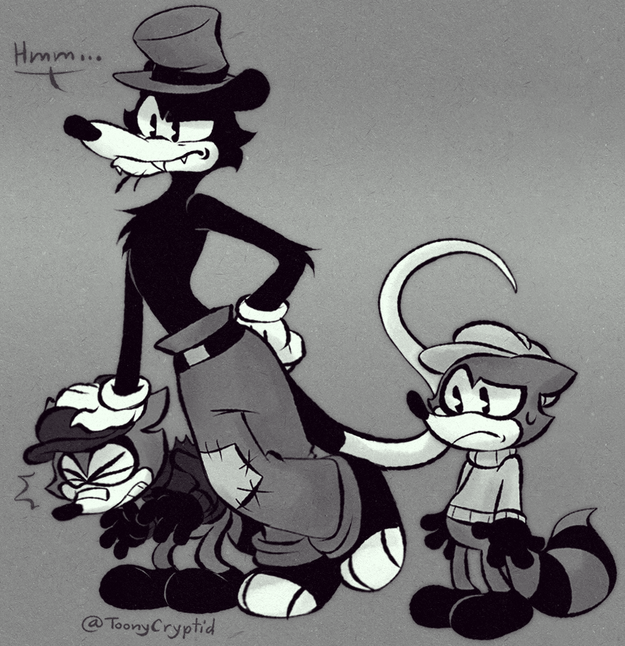 ToonyCryptid's tweet image. Trash gang.🗑️