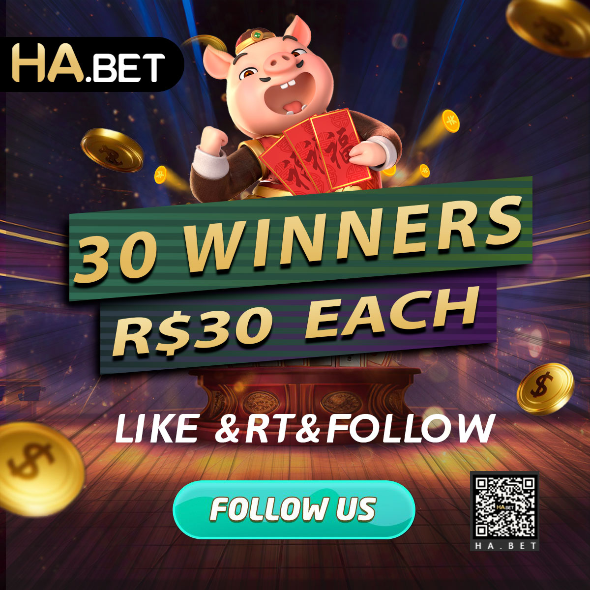 HAVIPCOM's tweet photo. 💎[Sorteio de 1/09]💎

❤️❤️❤️ 3️⃣0️⃣sorteados, cada um ganhará R$3️⃣0️⃣ 
Vagas limitadas, quem chegar primeiro leva!

Como participar:
1. Siga 
@havipcom
 no Twitter e Facebook. 
2. Curta 👍 e compartilhe 🔄 o post do sorteio.
3. Envie a captura de tela do seu like e compartilhamento.
4. Diga qual é o seu jogo de caça-níqueis favorito 
5. Forneça seu UID do https://t.co/c779kxcHKp.

🍀 O robô de loteria selecionará os vencedores entre os participantes que atenderem a todos os requisitos e os resultados serão anunciados no dia seguinte. 
Certifique-se de seguir as instruções corretamente ao comentar. Boa sorte! 🍀
🇧🇷   #Brasil #Brazil