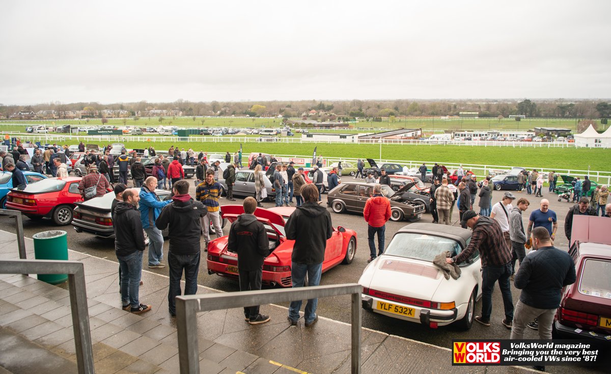 One shot of our first ever Water-Cooled VW gathering in celebration of 50 years of Golf, just before the show opened on the Sunday at Sundown Park in Esher, Surrey. And one after.

The day started rainy, which deterred some, but it cleared up soon enough for the day to be enjoyed