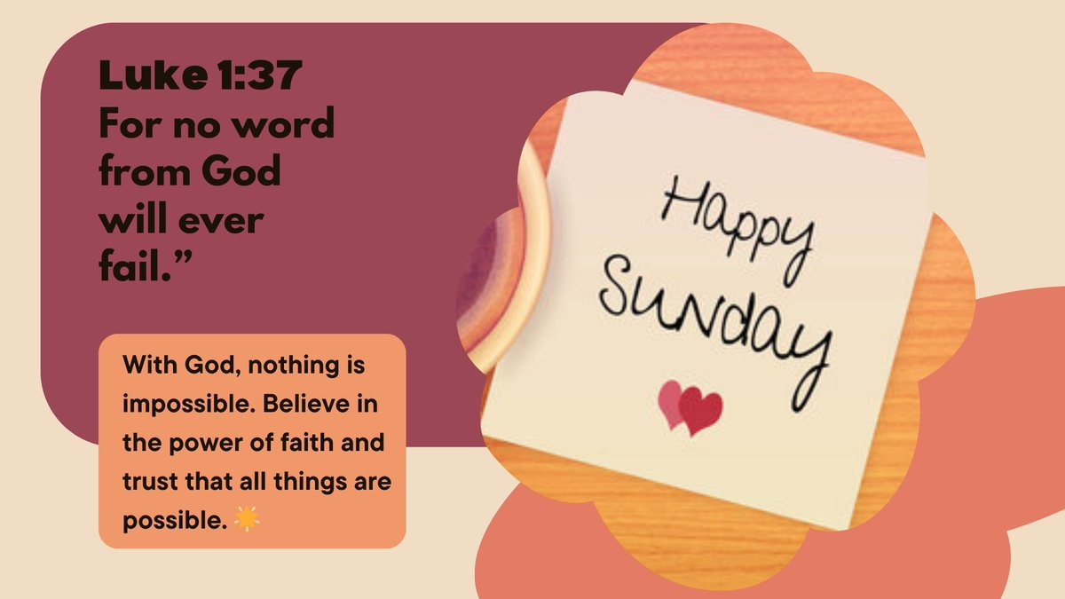 ElimuTab's tweet image. Luke 1:37: For no word from God will ever fail.
With God, nothing is impossible. Believe in the power of faith and trust that all things are possible. 🌟
#elimutab #edtech #tabletsforkids #Sunday #KenyaPower #Faith #Believe
