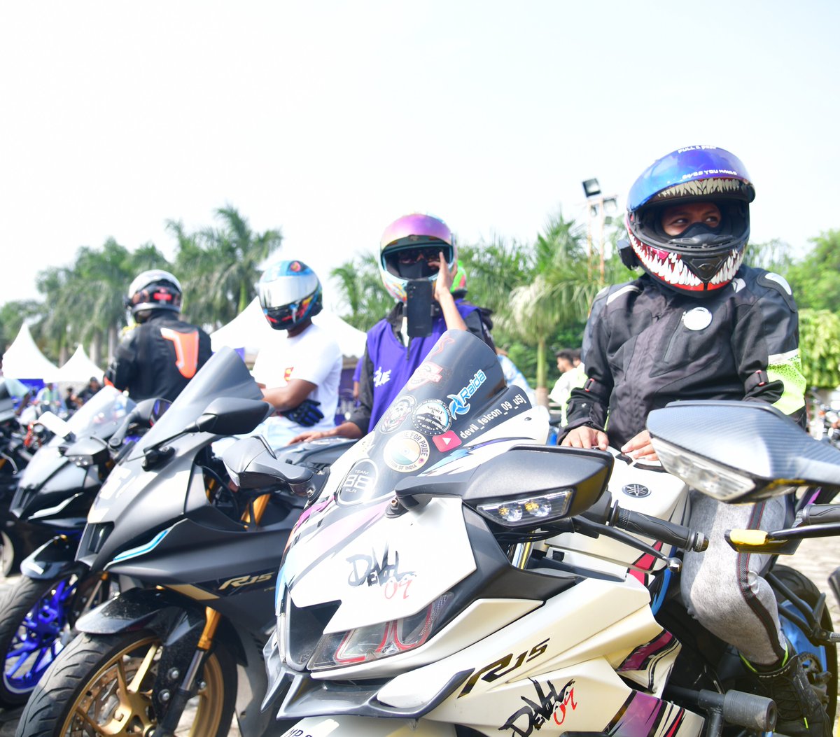 India_Yamaha's tweet photo. #Yamaha #CallOfTheBlueWeekend #YamahaMotorIndia #YamahaRacing #COTBBhopal https://t.co/zeeoeCNmKm