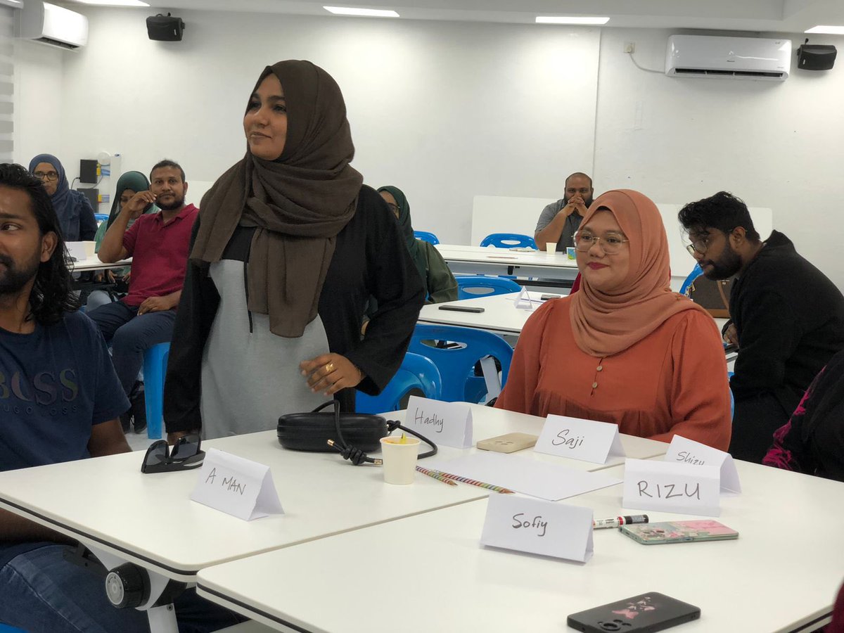 FahiTraining's tweet photo. With collaboration of @TeamFenaka , we have carried out a session to @FVMCouncil staffs focusing on Stress Management and Critical Thinking. Congratulations on those dedicated staffs of Fvm Council in completing the program. https://t.co/D80jMVzJa3