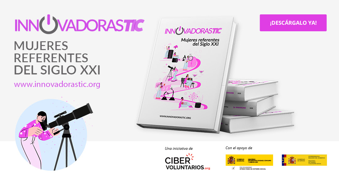 Empiezo el curso inspirándome con las historias de #InnovadorasTIC mujeres referentes que están liderando la revolución tecnológica y científica en España Ya disponible en ciber.be/qMs6ZX2E 
🤝<a href="/cibervoluntario/">Cibervoluntarios</a> <a href="/MSocialGob/">Ministerio de Derechos Sociales, Consumo y A2030</a> y <a href="/empleogob/">Ministerio Trabajo y Economía Social</a> #MujeresLíderes #MujeresqueInspiran