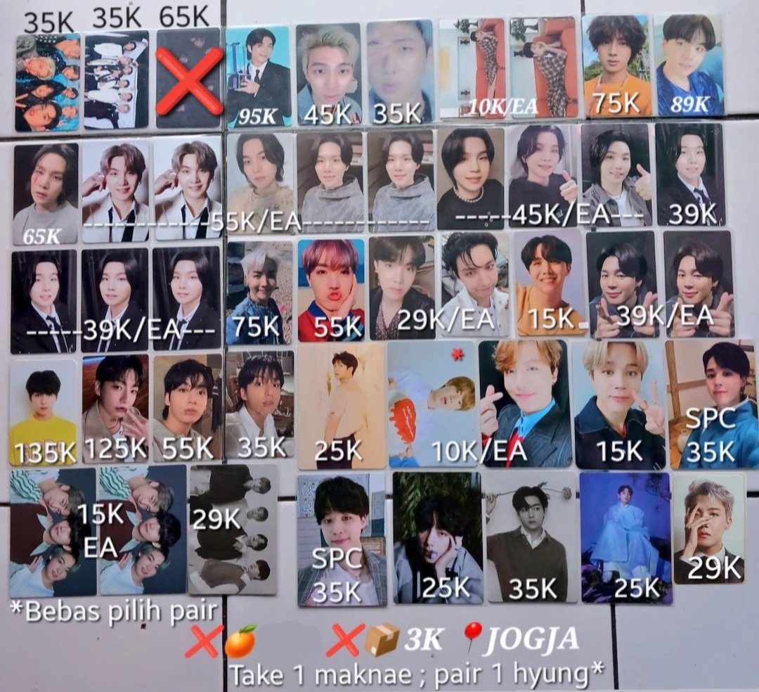 WTS ; want to sale : sell 
[RT appreciated]

💗 price on pict 📍Jogja
💗 exc adm pack
💗 condition check by DM
❌️ sensitive buyer, wasting time, H&amp;R

t. #방탄소년단 bts RM Jin Suga JHope Jimin V JK dvd golden dday face jitb indigo astronaut ynwa be ly tma swz ptd its ytc mots