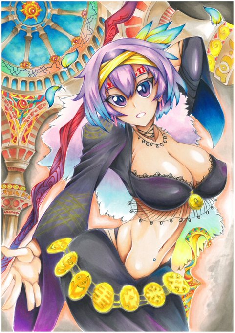 最近はあまり描いてないけど、アナログ(コピック)の方が割としっくりくるのよ実は。という過去絵。
コピック割とお高いから依頼絵こなすには採算合わなくてデジタル移行しますた_(:3 」∠)_ 