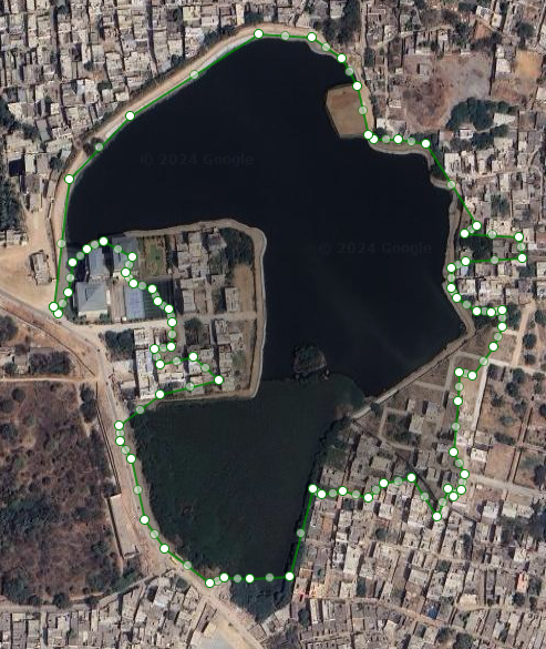 plotscanner_com's tweet image. owaisi college encroachment marked till ftl...buffer zone not included @HyderabadMojo @HyderabadReal @realhyderabad86 @serish @CoreenaSuares2