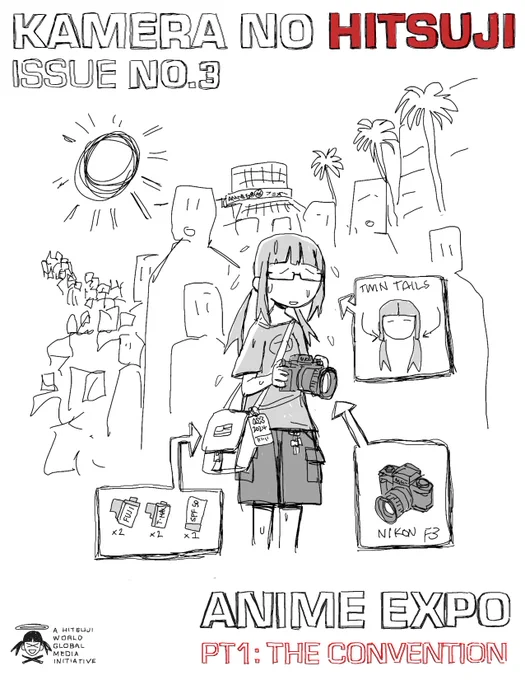 If you guys are ever curious about my photography adventures, I have a little photography zine that I do over on the Hitsuji patreon! 

It's sort of like a photo book along with an article. Go check it out! 