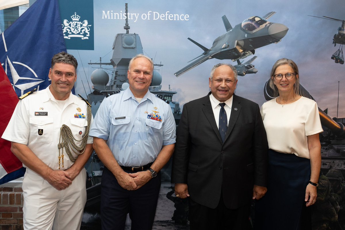 NLD Armed Forces Day reception at the Dutch embassy in Washington D.C., where we honor the Dutch forces specific and the forces of our allies and partners in general. Great that we had the SECNAV Hon. Del Toro and the NLD Chief of Defense, GEN Eichelsheim as our special guests.