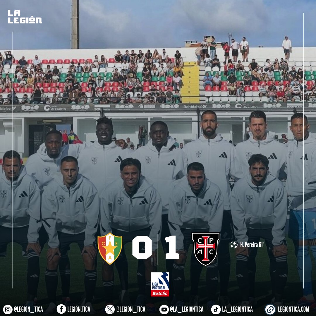 #LegiónTica: ¡PRIMER TRIUNFO! ✅

El #CasaPiaAC logró su primer triunfo de la temporada tras ganar 0-1 en condición de visitante frente al Estrela da Amadora, por la jornada 4 de la Liga de Portugal 🇵🇹⚽🇨🇷

👉🏻 Patrick Sequeira fue titular y consiguió su primer arco en cero.