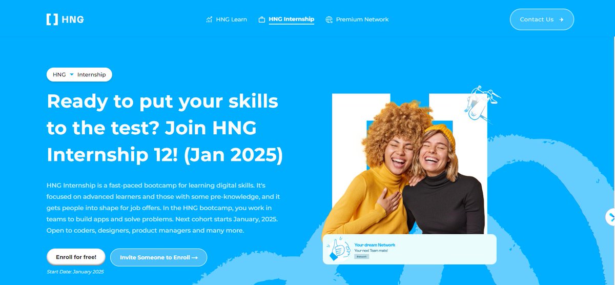 jwolasupo's tweet image. Me: just scrolling on X, then I stumbled on @hnginternship and checked their website and I was like, nahh! 🫤 Hence, I decided to redesign the hero section.
A - Before
B - After
Let me know what you think about this revamp
P.S: I'll be building a case study on this. Stay tuned!