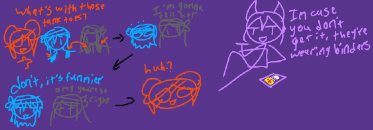 grlsrule13's tweet photo. drew them as pirates bc i was bored + what i wrote cause i shrunk it and my writing sucks
if you recognize the easter eggs, shhhhh :) https://t.co/YyB8d6ZFAZ