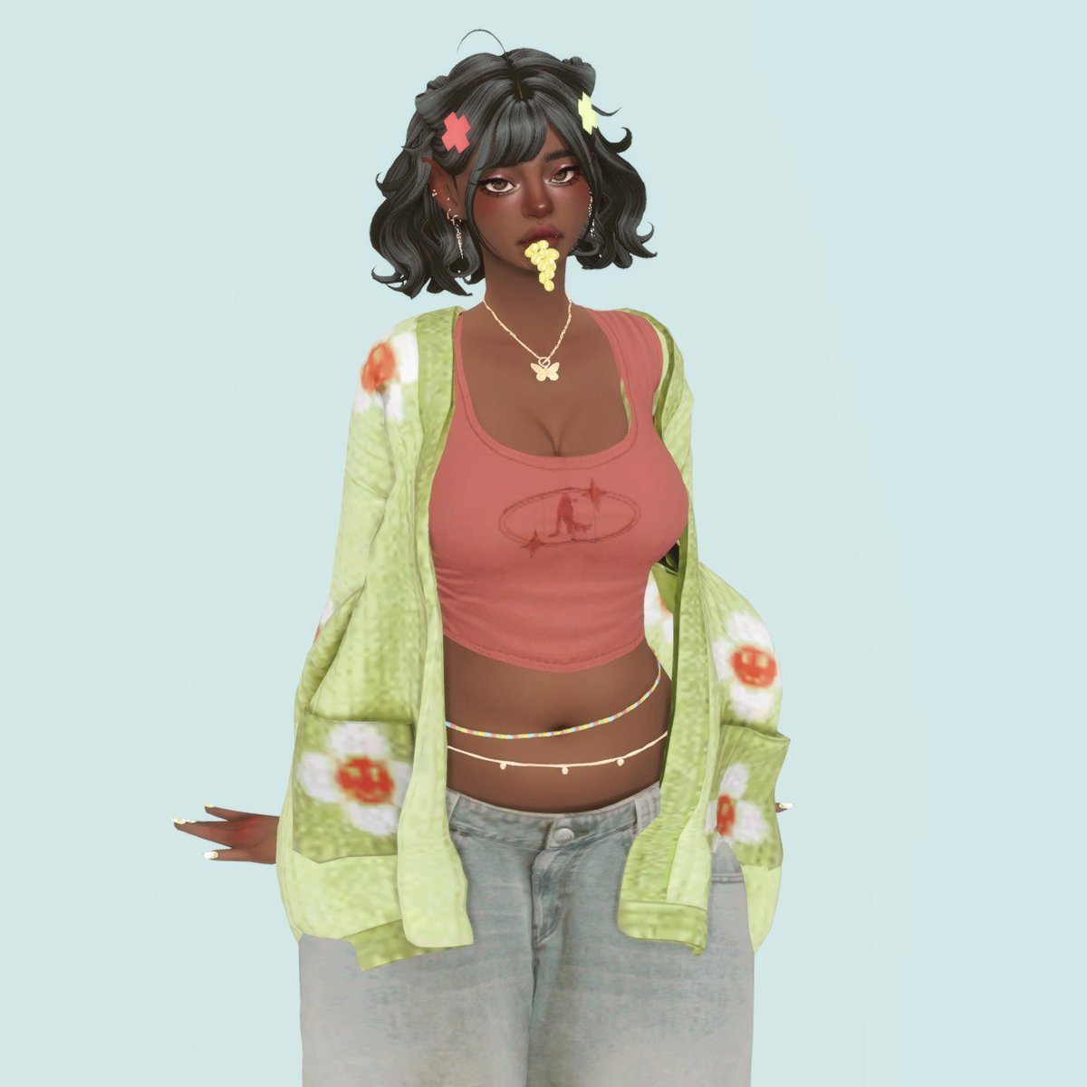 babyfaesims's tweet photo. first simmie since vacation fashion inspired by @soursimss
#TheSims4 #ShowUsYourSims https://t.co/Luyh86cWrC