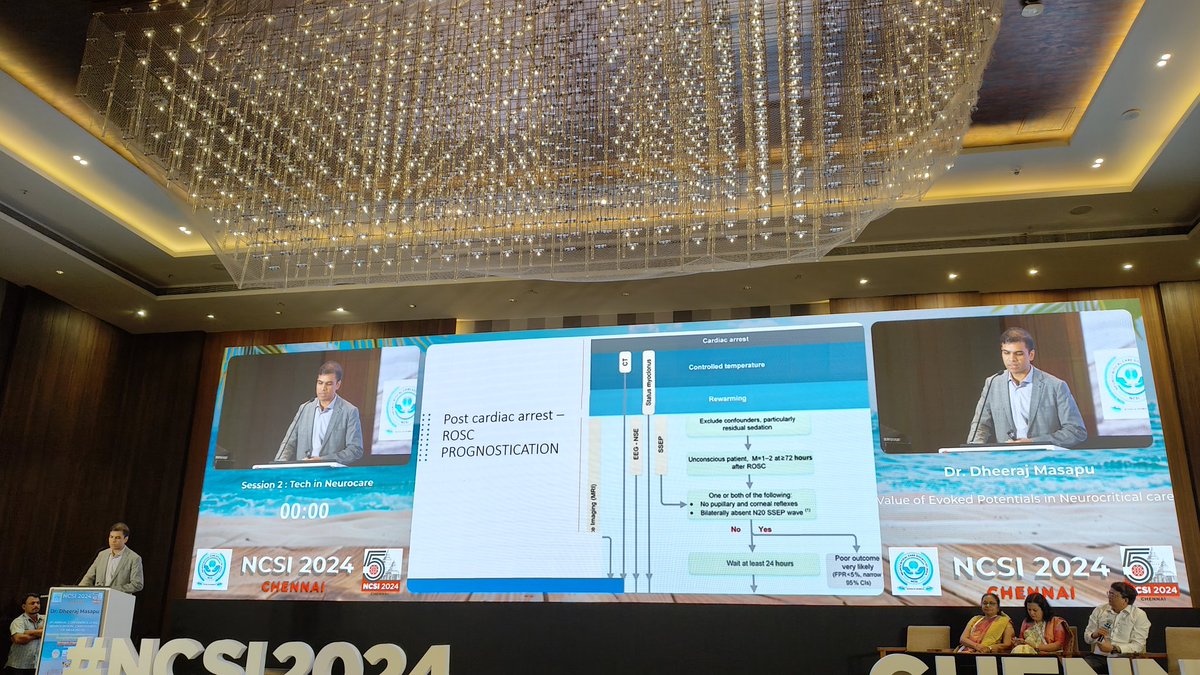 NCSI 2024 (@ncsi2024) on Twitter photo Thought provoking talk on "value of evoked potentials in Neurocritcal Care" by Dr Dheeraj Masapu <a href="/DMasapu/">Dr Dheeraj Masapu</a>. Hopefully everyone embraces this neuromonitoring modality and improve the patient's outcome.
#ncsi2024 #chennai
<a href="/NCSIofficial/">Neurocritical Care Society of India</a> <a href="/neurocritical/">Neurocritical Care Society</a> <a href="/ISNACCINDIA/">ISNACC</a> <a href="/SNACCNeuro/">SNACC</a> Thought provoking talk on "value of evoked potentials in Neurocritcal Care" by Dr Dheeraj Masapu <a href="/DMasapu/">Dr Dheeraj Masapu</a>. Hopefully everyone embraces this neuromonitoring modality and improve the patient's outcome.
#ncsi2024 #chennai
<a href="/NCSIofficial/">Neurocritical Care Society of India</a> <a href="/neurocritical/">Neurocritical Care Society</a> <a href="/ISNACCINDIA/">ISNACC</a> <a href="/SNACCNeuro/">SNACC</a>