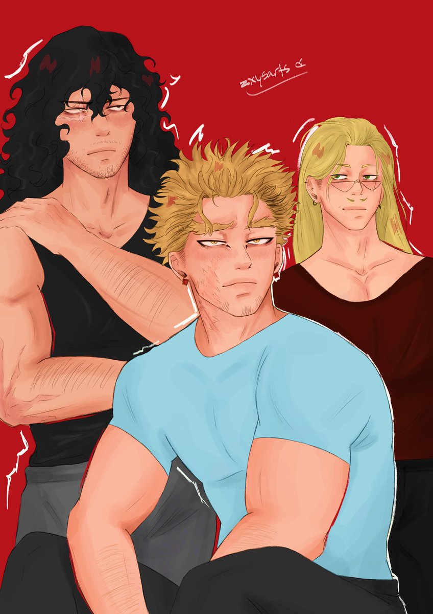 to me - they are my big three <3
#aizawa #hawks #presentmic