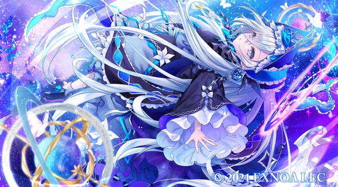 【お仕事】「エンジェリックリンク」にて、カオス様を描かせて頂きました! ちいちゃい子の護り手(?)クロノスちゃんがぞっこんのカオス様、ぜひお迎え頂けたら嬉しいです 個人的におめめが気に入っております  #エンジェリックリンク #エンクリ