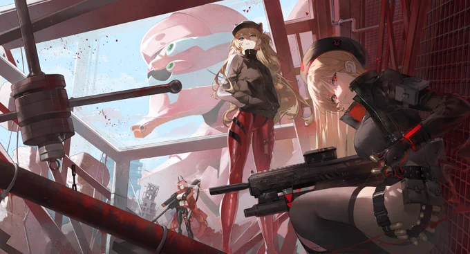 Looking forward to the NIKKE x EVA collaboration event and witnessing the story between Asuka and Rapi!#NIKKExEVA #Asuka #Rapi 