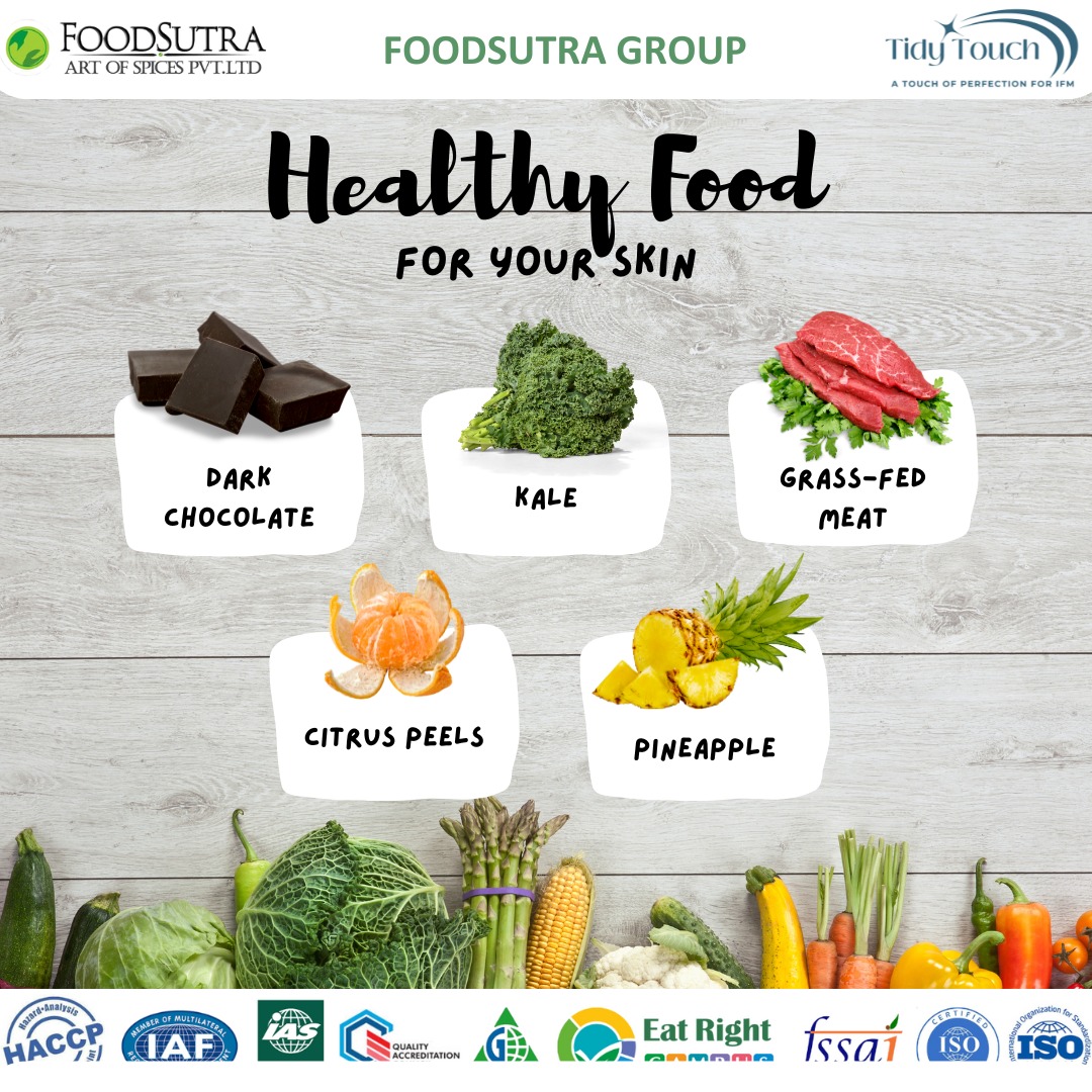 foodsutraas's tweet photo. Unlock the secrets to glowing skin with Foodsutra Group's Healthy Tips! Indulge in the goodness of Dark Chocolate, nutrient-rich Kale, wholesome Grass-Fed Meat, refreshing Citrus Peels, and vitamin-packed Pineapple
#HealthySkin #NutritionTips #FoodsutraGroup #SkinCare #Foodsutra https://t.co/ccfAKErToN