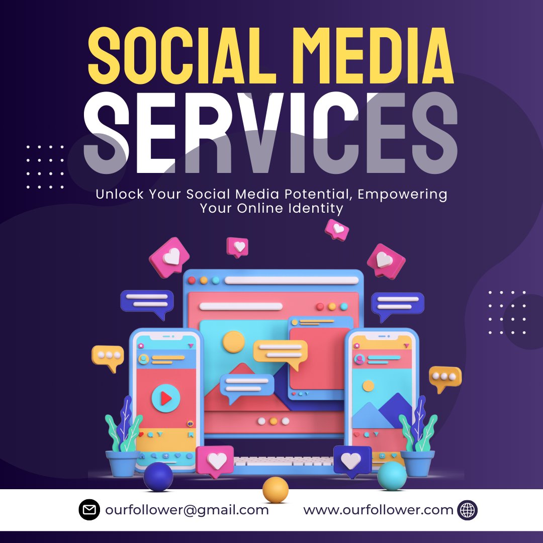 Ourfollowercom's tweet image. Reach, Engage, and Convert Your Target Audience with Our Social Media Services.